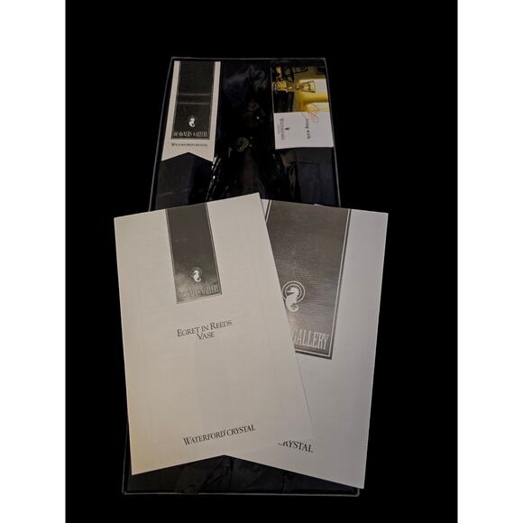 Michael Morrissey for Waterford, Egret in the Reeds Crystal Vase | 305 of 2500 - Picture 3 of 10